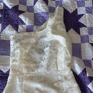 One shoulder mini dress